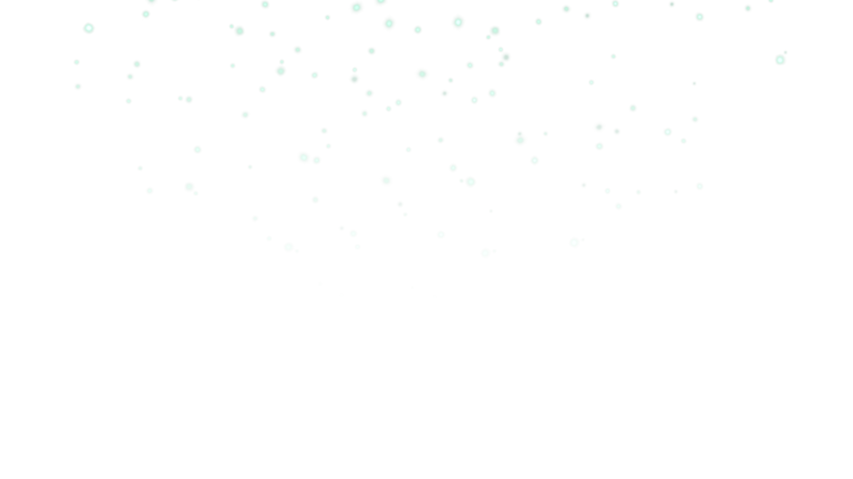 Emerald glowing particles