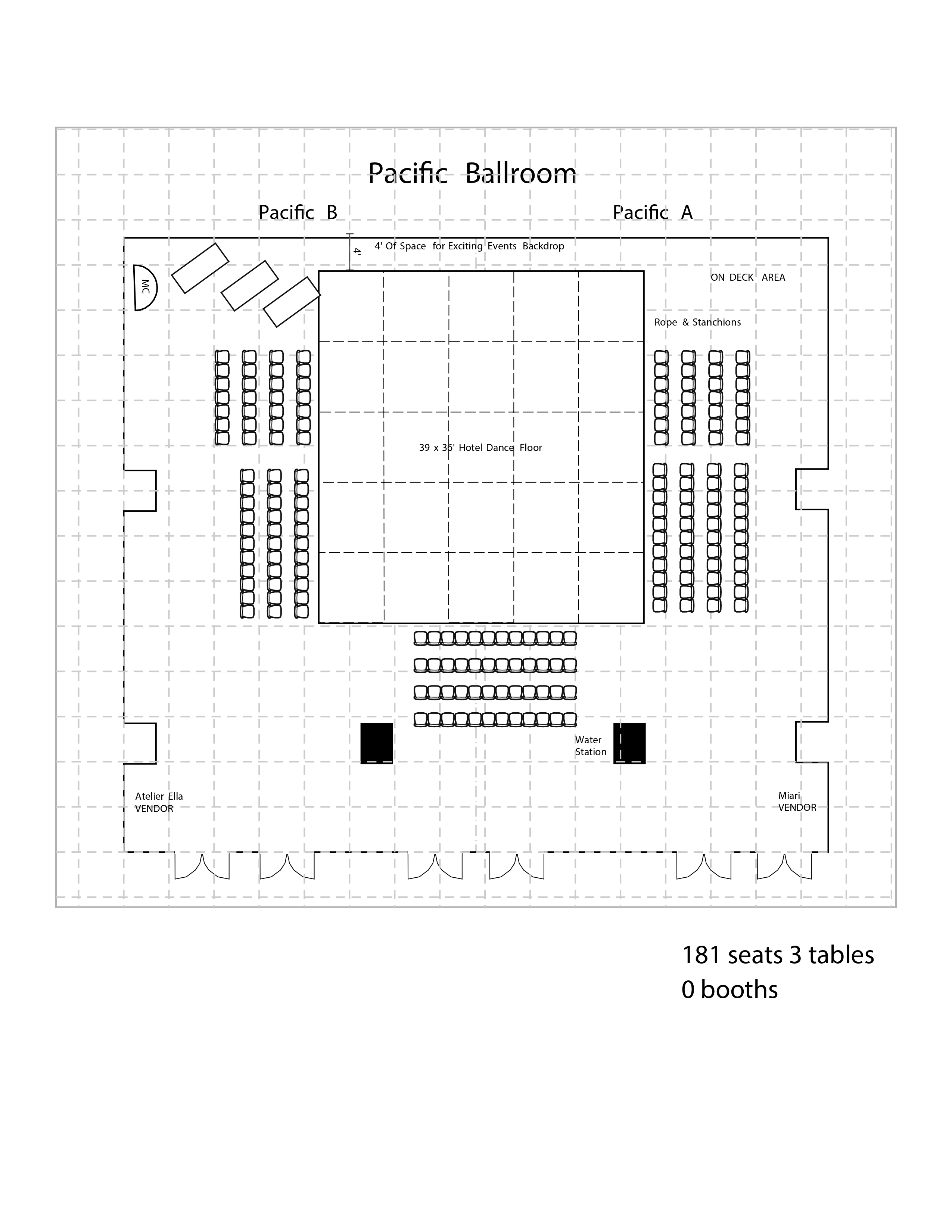 International Ballroom Seating Chart